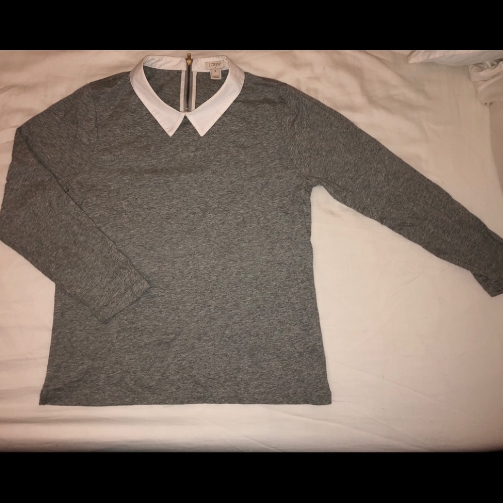 J. Crew Collared Knit Blouse NWOT
